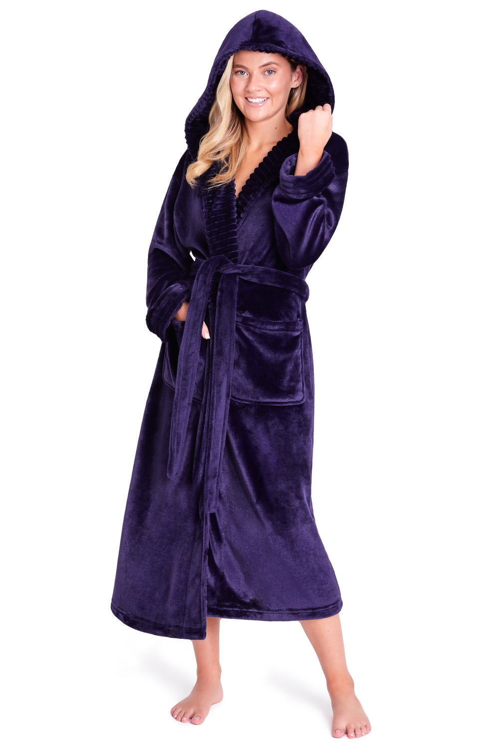 Supersoft hooded dressing cheap gown